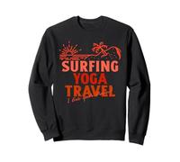 Surf Yoga Voyage - I Live Your Dream (Beach Graphic) Sweatshirt