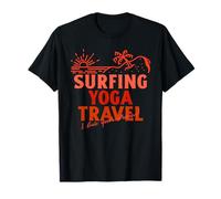 Surf Yoga Voyage - I Live Your Dream (Beach Graphic) T-Shirt