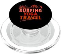 Surf Yoga Voyage - I Live Your Dream (déclaration de Vacances) PopSockets PopGrip pour MagSafe