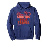 Surf Yoga Voyage - I Live Your Dream (déclaration de Vacances) Sweat à Capuche