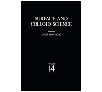 Surface And Colloid Science