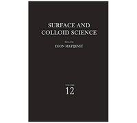 Surface And Colloid Science