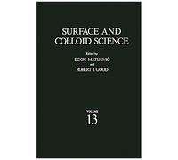 Surface And Colloid Science