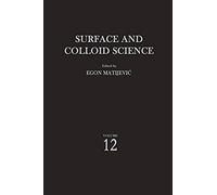 Surface And Colloid Science