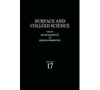 Surface And Colloid Science