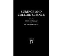 Surface and Colloid Science, SURFACE AND COLLOID SCIENCE
