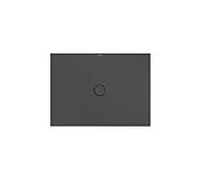 Receveur de douche au sol Bette avec support de receveur minimum et antidérapant Pro, 110x80cm, 8731-400AE,T1, Couleur: corbeau