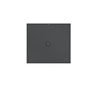 surface BetteFloor Bette match0 8735-400AE, T1 110x100cm, antidérapant/ Pro , support de bain Mini , corbeau