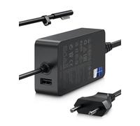 Surface Câble de charge 65 W 15 V 4 A pour Microsoft Surface Pro/Laptop/Go