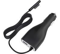 Surface Car Charger for Laptop 42W 12V 2.58A Microsoft Surface Pro (5th Gen) 3 4,Book,Go with USB Ports 5V 2.1A Quick Charge
