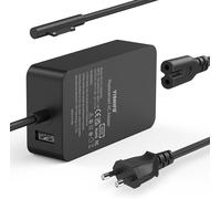 Surface Charger 65W for Microsoft Surface Pro 8/7/6/5/4/pro 7+/Pro 3/X, Surface Book 3/2/1, Surface Laptop 5/4/3/2/1, Surface Go 3/2/1, 15V 4A Power Adapter with USB Port 5V 1A