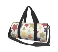 Surface colorée étoile, Sac de Voyage de Grande capacité, Sac à Main Rond, Sac de Voyage de Sport, fourre-Tout, Sac de Fitness