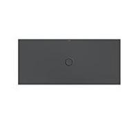 Bette BetteFloor zone de douche 5981-400T1 180x80cm, support de bain Mini , corbeau