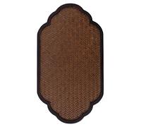 Surface de tapis de fabrication fine Petit plateau à thé en bambou, tapis à thé anti-moisissure et humidité, fournitures simples pour la maison pour télécommandes(nuages de bon augure)