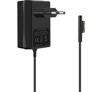Surface Go Chargeur, Surface 24w 15v 1.6a Adaptateur Secteur Compatible Avec Microsoft Surface Go/Go 2/Go 3/Surface Pro 4 Core M3/Surface Pro 3, Cshare Tablet Bloc D'alimentation Noir