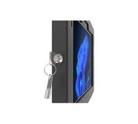 Compulocks Surface Go Space Enclosure Wall Mount - Boîtier - pour tablette - verrouillable - aluminium de haute qualité - noir - Taille d'écran : 10 - Interface de montage : 100 x 100 mm - montable su