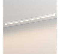 Surface Monté Liear Ceilig Lumière Dimmable Livig Room Lightig 3000k-6000k Noir LED Lumières Bande pour Chambre, B, 100cm