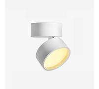 Surface Mounted Spotlights LED Single Lamp Ceiling Lamp Nordic Natural Light 4000k Room Aisle Lamp Ceiling Track Light Wall Mounted Downlight Folding Spotlight,White_12w