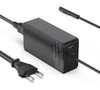 Surface Pro Charger 65W Power Supply Adapter Charger for Microsoft Surface Pro 8/7/6/5/4/3/X, Surface Laptop, Surface Book, Surface Go 2/3, 1706 1796 1800 15V 4A Surface Charger with USB Port