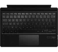 Surface Pro Clavier Français pour Microsoft Surface Pro 7 Plus/Pro 7/Pro 6/Pro 5/Pro 4/Pro 3,Clavier AZERTY sans Fil Bluetooth-Noir