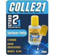 Surfacer Putty 30 ml by Colle21/Ammo Mig - Mastic de Surfaçage Haute Qualité pour Modélisme et Bricolage