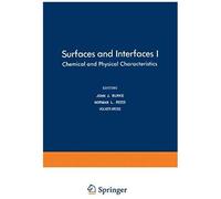 Surfaces And Interfaces I