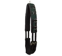 Imperial Riding IRH Deluxe Extra Ceinture de Longe Ergonomique avec sans Garrot et Anneaux en métal Vert forêt