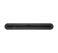 Surfboard Fin Box 12.0in | Experienced Replacement for Surfing Accessories | Sunlight Protected & Lightweight Rudder Slot | Enhances Stability & Security (Black)