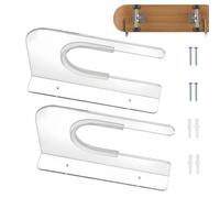 Surfboard Hanger, Acrylic Floating Organizer, 2-Piece Horizontal Rack | Acrylic Surfboard Rack, 2-Piece Floating Hanger, Durable Horizontal Organizer with Secure Grip, Reliable Storage Holder
