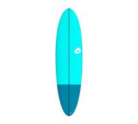 Surfboard TORQ Softboard EVA 7.2 Mini Malibu Funboard Bleu Softtop