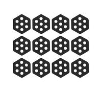 Surfboard Traction Pad - 12-Piece Anti-Slip Deck Grip Set | Professional Surfboard and Paddle Board Grip Pads | Water Sports Accessories for Surfing, Kayaking, Fishing, Beach, Pool, and Skateboard Use