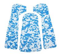 Surfboard Traction Pad | Non Slip EVA Deck Grip Mat for Water Sports/Surfing/Paddleboarding | Blue and White, 80g Lightweight