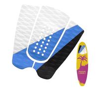 Surfboard Traction Pad, Skimboard Grip Pad,12.2x11.8 inches Shock Resistant Lightweight Easy Peel, Surfing Accessory for Snowboarding, Water Sports, Balance and Control