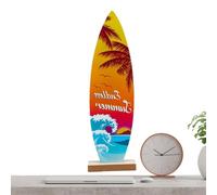 Surfbrett- - 8.27-inch Surfbrett Tisch Deko | Holz Deko - Holz Surfbretts 21x6 Cm Maritime Aufsteller Surf Motiv Sommer Dekos Wohnzimmer