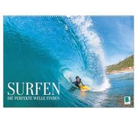 Surfen: Die perfekte Welle finden - Edition Funsport (Wandkalender 2026 DIN A2 quer), CALVENDO Monatskalender: Wellenreiten verbindet ein einzigartiges Feeling: Abenteuer Surfen