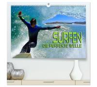 Surfen - die perfekte Welle (hochwertiger Premium Wandkalender 2026 DIN A2 quer), Kunstdruck in Hochglanz: Atemberaubende Bilder aus der Welt des Surfsports