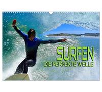 Surfen - die perfekte Welle (Wandkalender 2026 DIN A3 quer), CALVENDO Monatskalender: Atemberaubende Bilder aus der Welt des Surfsports
