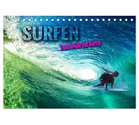 Surfen - from Inside the Barrel (Tischkalender 2026 DIN A5 quer), CALVENDO Monatskalender: Atemberaubende Bilder aus der Perspektive eines Surfers