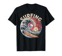 Surfer Amusant Dia De Los Muertos Surf Dad Day of Dead T-Shirt