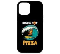 Surfer Boy pour ceux qui aiment surfer et manger des pizzas en été Coque pour iPhone 12 Pro Max