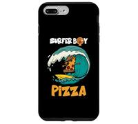 Surfer Boy pour ceux qui aiment surfer et manger des pizzas en été Coque pour iPhone 7 Plus/8 Plus
