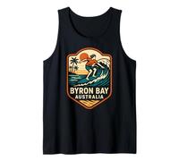 Surfer Byron Bay Australia Retro Surfs Up pour Homme Débardeur
