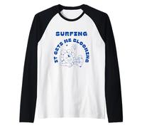 Surfer, ça me permet de faire fleurir des vagues de tournesol Manche Raglan