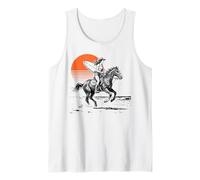 Surfer Cowgirl Sunset - Western Surf, Surf, Vie à la Plage Débardeur