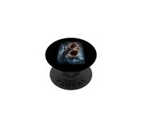 Surfer Dude Shark sautant Hors de l'eau Illustration pour l'océan PopSockets PopGrip Adhésif