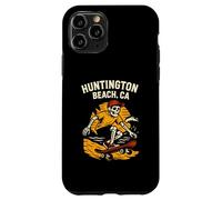 Surfer Huntington Beach CA Retro Surfs Up pour Homme Coque pour iPhone 11 Pro