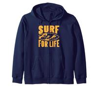 Surfer pour la Vie Vague océan Planche côtière Sweat à Capuche
