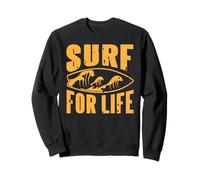 Surfer pour la Vie Vague océan Planche côtière Sweatshirt