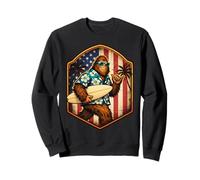 Surfer Sasquatch Big Foot Surf Lover Surf Dude Shaka USA Sweatshirt