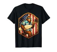 Surfer Sasquatch Big Foot Surf Lover Surf Dude Shaka USA T-Shirt
